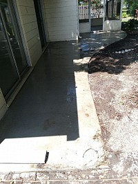 Patio we did for Ron and his wife in St Augustine Florida 7/9/25